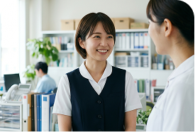 医療事務のスタッフ